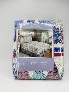 Primrose Dresden Elegance Full Quilt Floral Cotton Blend USA New Sealed